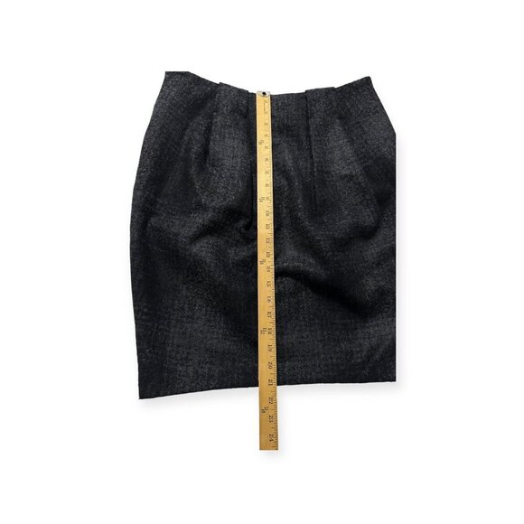 Prada FW2009 Gray Plaid Wool Pencil Skirt IT 46 Made in Italy - Picture 10 of 10